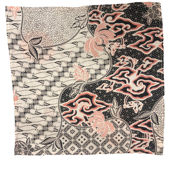 BATIK NAPKINS: PINK BLACK BATIK
