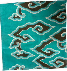 BATIK NAPKINS: TURQOISE CLOUDS